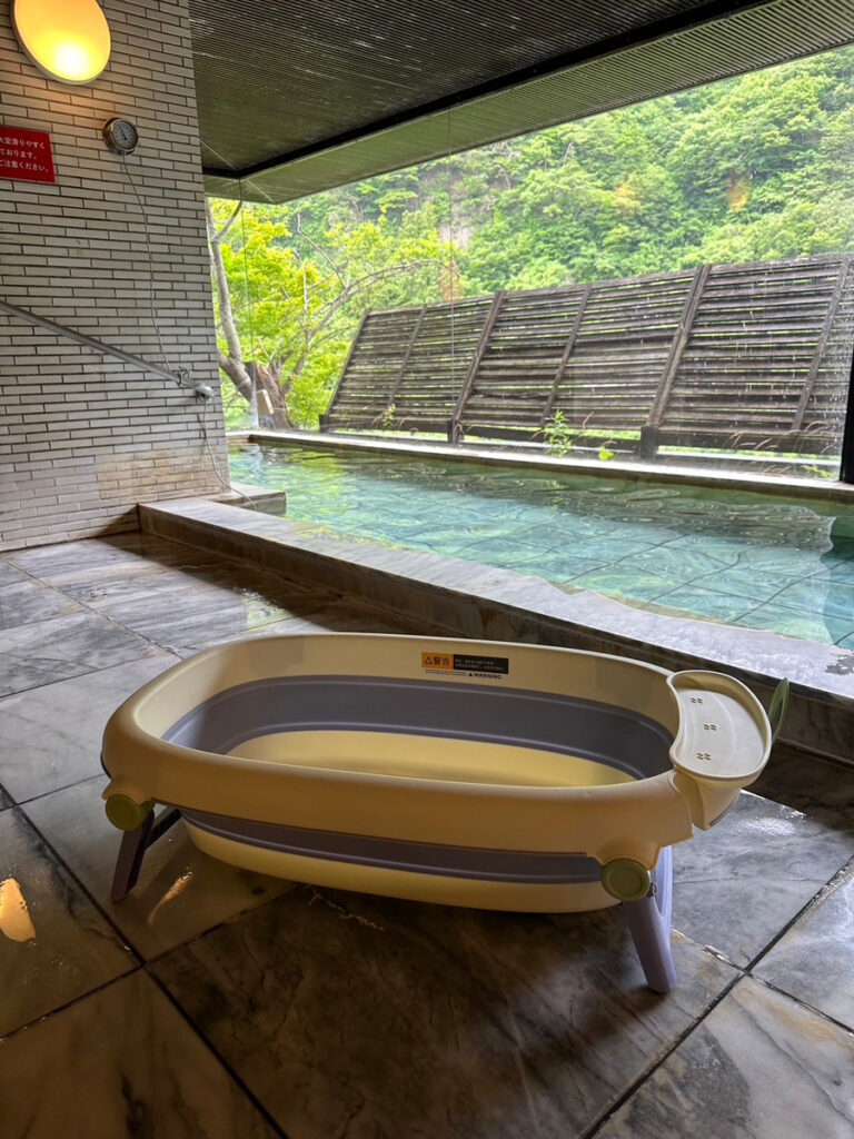 ベビーバス設置。大浴場。